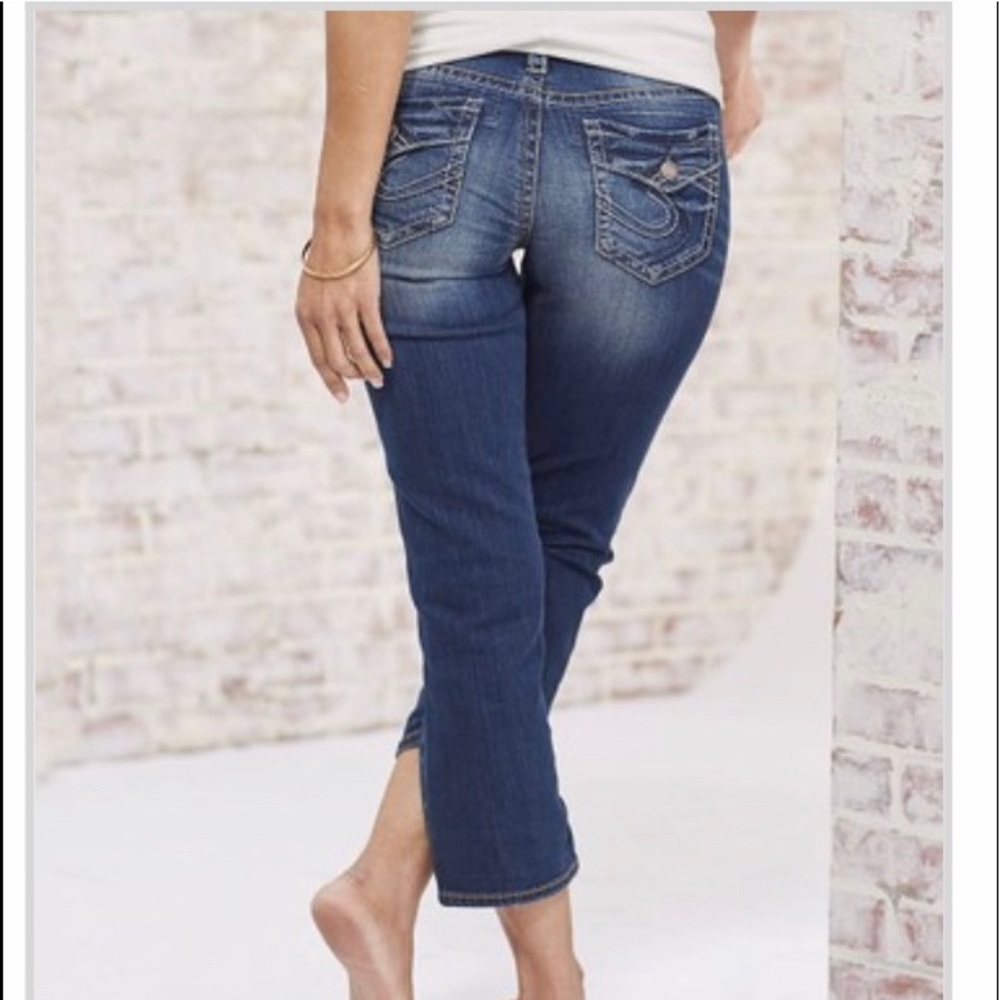 Silver Suki Mid Capri